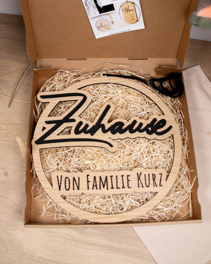 Familienschild | Zuhause von Familie ...