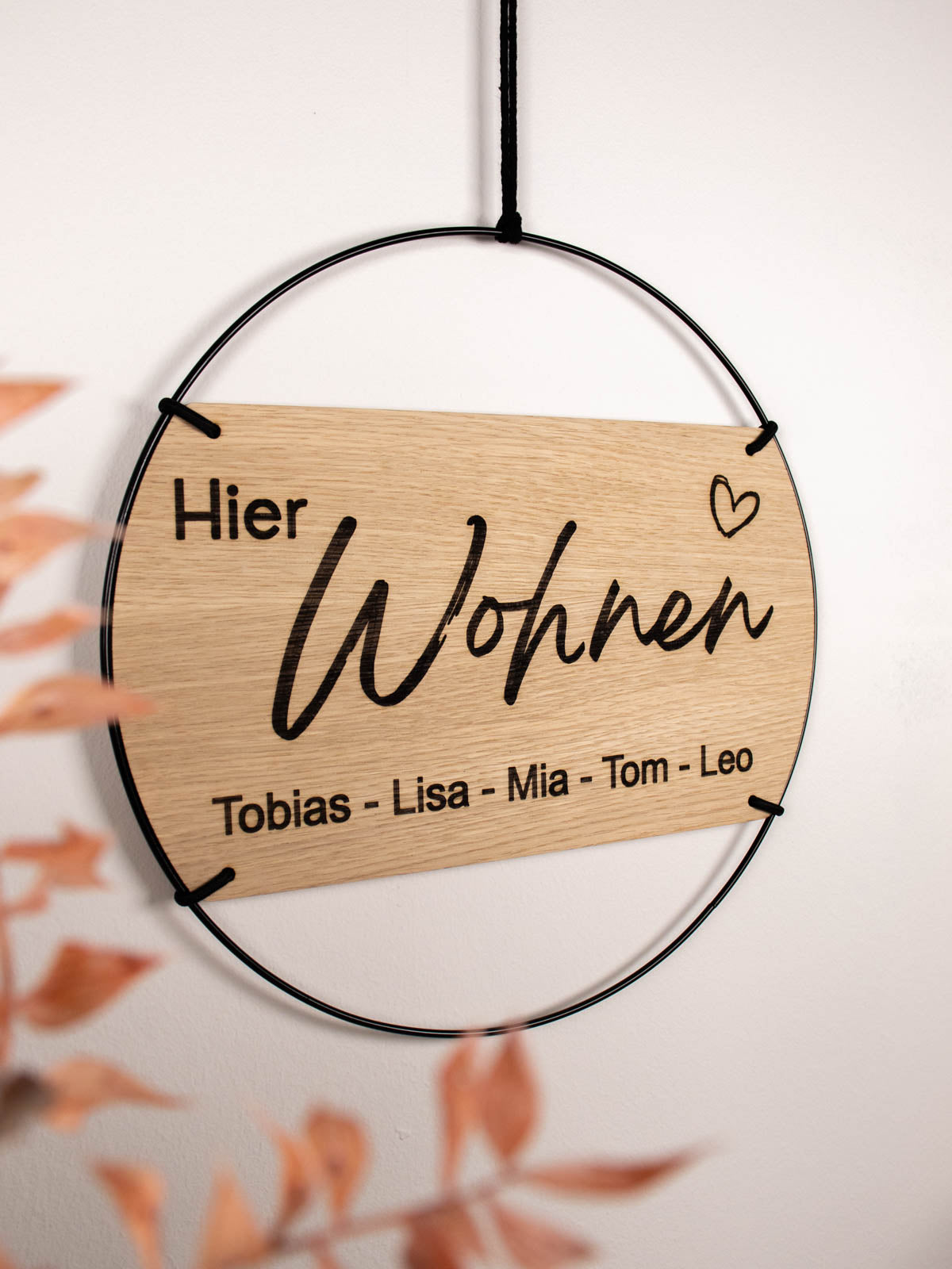 Familienschild | Hier wohnen